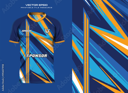 jersey sport template vector illustration
