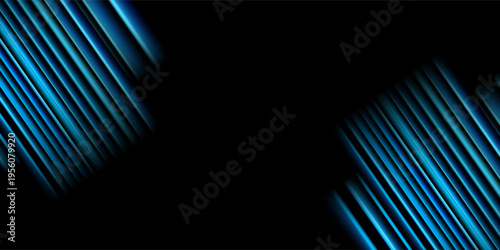 Moving fast laser beams of light isolated on black background. Abstract light effect. Lens flare. Horizontal vertikal rays glowing in the dark. Vector illustration. EPS 10