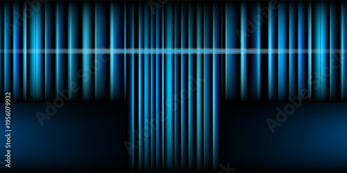 Moving fast laser beams of light isolated on black background. Abstract light effect. Lens flare. Horizontal vertikal rays glowing in the dark. Vector illustration. EPS 10