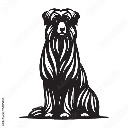 Powerful Iranian Shepherd Dog Strong Guardian Breed Loyal Protective Livestock Protector Large Working Dog Brave Intelligent Rural Farm Security Companion Majestic Coat Watchdog Heritage Breed.