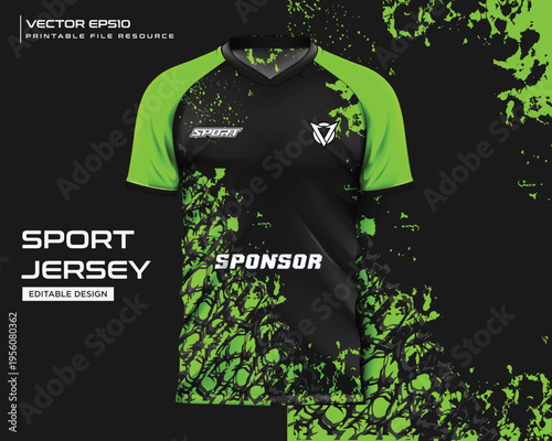 jersey sport template vector illustration