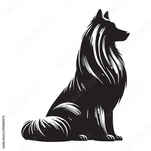 Powerful Iranian Shepherd Dog Strong Guardian Breed Loyal Protective Livestock Protector Large Working Dog Brave Intelligent Rural Farm Security Companion Majestic Coat Watchdog Heritage Breed.