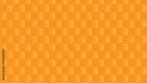 vibrant seamless pattern featuring orange isometric cubes on a white background. This geometric 3D design is perfect for modern wallpapers, textiles, and digital backgrounds.vector illustration