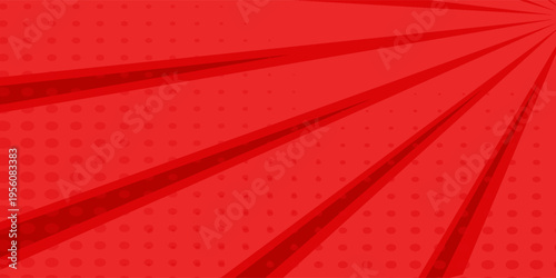 Versus comic frame. Pop art comic background with lightning effect. red and red VS banner. Vector illustration