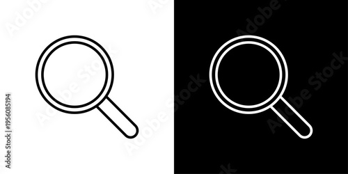 Search Icon Sheet Black And White