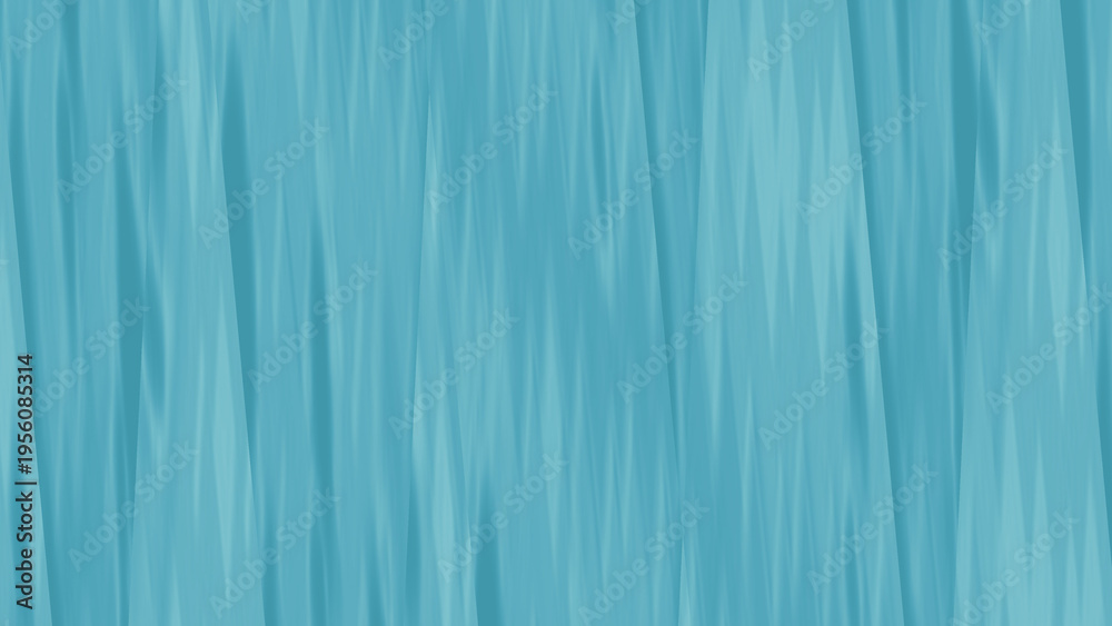 Obraz premium Abstract teal blue background with vertical jagged patterns and soft gradients. This versatile graphic can be used as a modern backdrop for digital presentations or mobile app interfaces.