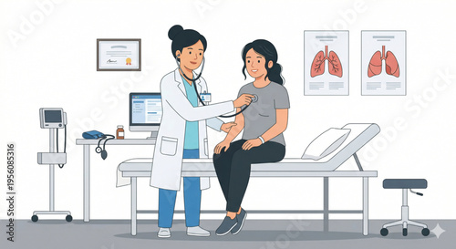 businesswoman with laptop in office