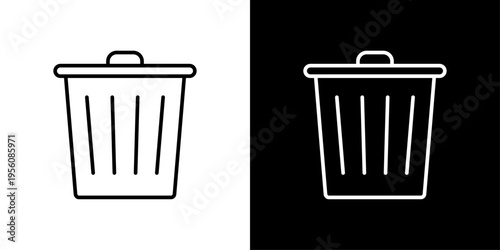 Trash Icon Sheet Black And White