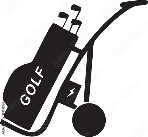 Golf Buggies Electric golf trolley Golf Balls, lithium battery icon, golf, hole png