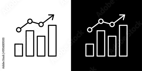 Analytics Icon Sheet Black And White