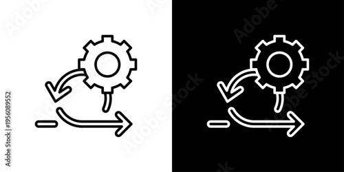 Agile Icon Sheet Black And White