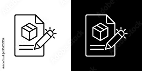 Prototype Icon Sheet Black And White