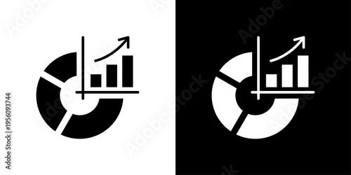 Graph Icon Sheet Black And White