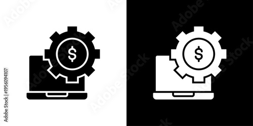 System Icon Sheet Black And White