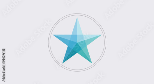 A blue star icon on a white background.
