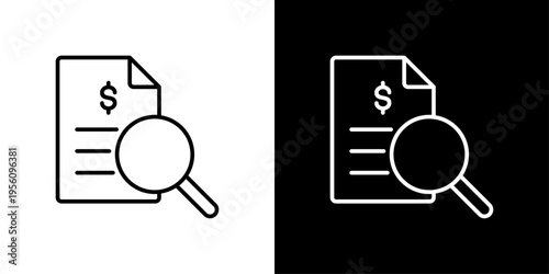 Search Icon Sheet Black And White