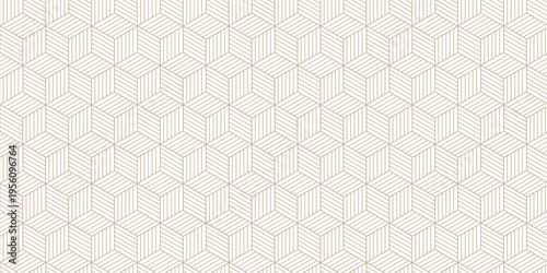 Abstract minimal square tech grid line box wallpaper. metal cube creative geometric fabric wall tiles gradient web triangle diamond honeycomb hexagon art decorative textile design.