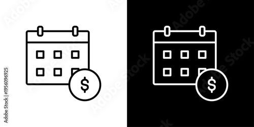 Calendar Icon Sheet Black And White