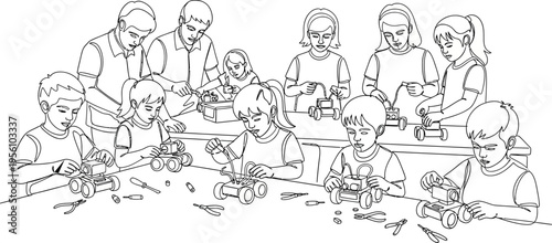 family building lego together