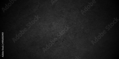 Dark black old wall paper grunge background. black blackboard and chalkboard texture. Dark black concrete wall texture element vintage grunge charcoal paint rough, distress backdrop background.