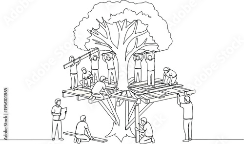 treehouse construction site