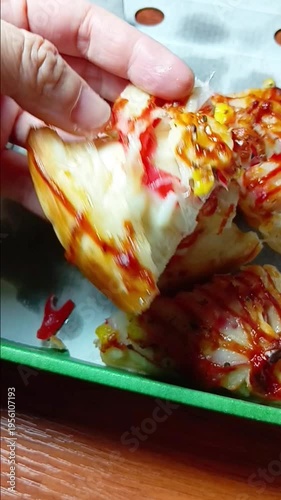 Seafood Pizza for Breakfast Meal