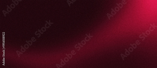 Deep Burgundy and Black Abstract Grainy Gradient Background with Soft Red Light Leak