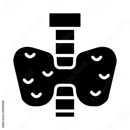 Thyroid Gland Anatomy Symbol