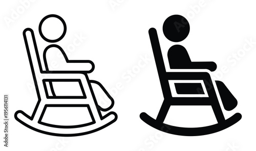 Rocking Chair Vector Illustration