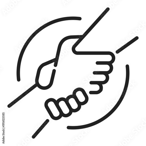 Support Group Community Line Icon