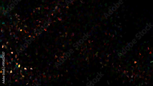 Vector Abstract particles of light dancing in the void with dark backdrop gives mystery and intrigue the cosmos universe