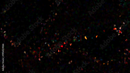 Vector Dark space contains numerous vibrant colorful twinkling lights which looks like stars and cosmos full of mystery 