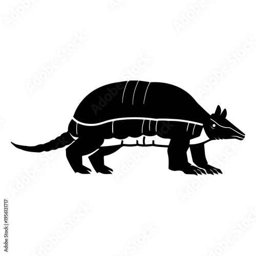 Armadillo Silhouette Design