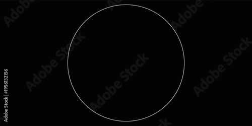 Create a bold look with a centric circle background featuring vector graphics of sound waves.