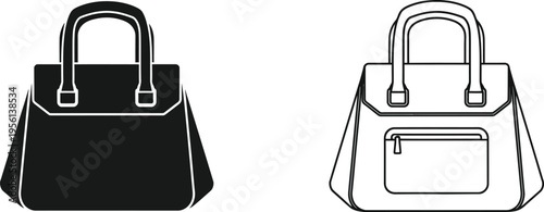 Handbag design illustration Vector