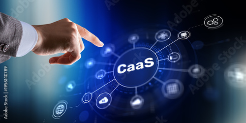 Fotografie CaaS solutions with automated container orchestration and cloud infrastructure o
