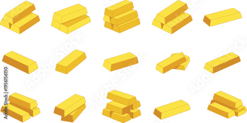 Gold bars, wealth illustration, finance concept, money symbol, treasure stack, investment design, banking asset, financial icon, economy art, prosperity
