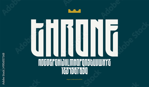 Geometric bold elegant sans...