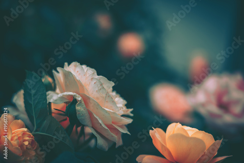 Floral Composition with Vintage Setting