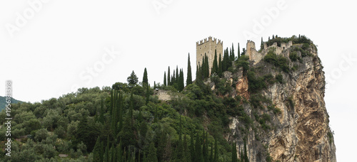 Canvas Print Arco Castle, Trentino, Italy