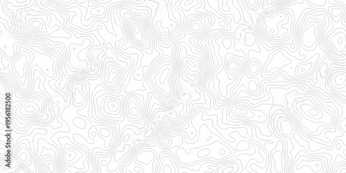 Vector geographic contour map. Topography map background. Black and white wave Seamless line. Topography relief. White wave paper curved reliefs abstract. Topographic map patterns,topography line map.