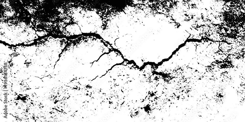 Obraz premium Grunge Scratched Texture with Rough Distressed Surface. Abstract Vintage Background with Dirty Worn Pattern, Noise, Grain and Old Retro Texture Effect.