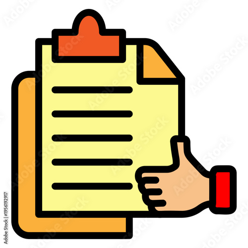 Copy Success Vector Filled Icon Design