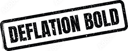 Fotografía Black gritty stamp with text emphasizing a strong or assertive approach to econo