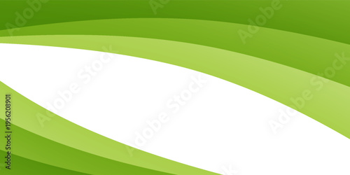 Abstract Green Eco Background with Flowing Lines and Shiny Light for Modern Technology Design. Modern creative trendy design in vector illustration