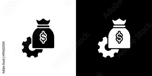 Capital Icon Sheet Black And White
