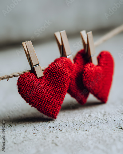 Love decor display home cozy close-up heartfelt concept