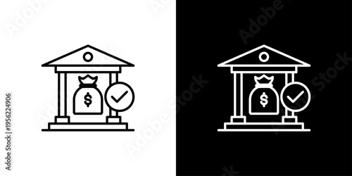 Treasury Icon Sheet Black And White