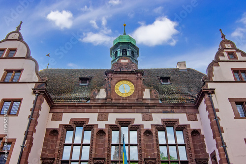 Historic Altes Rathaus Freiburg front facade