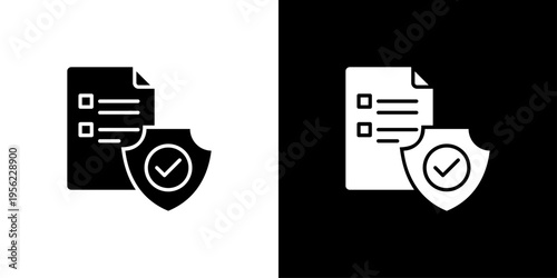 Regulator Compliance Icon Sheet Black And White